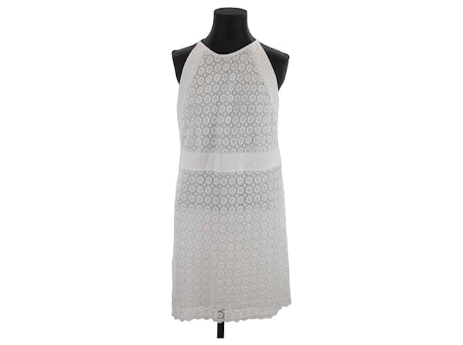 Chloé Kleid mit Spitze Weiß  ref.1146277