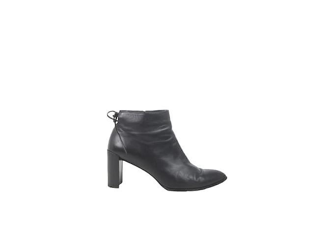 Stuart Weitzman Leather boots Black  ref.1146283