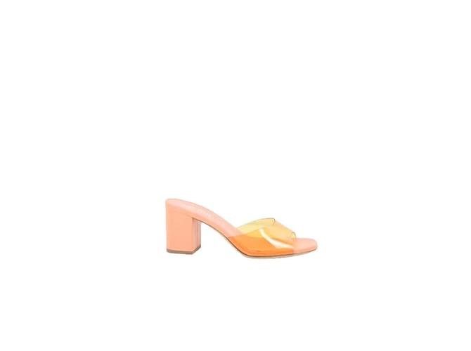 Paris Texas Orange sandals Plastic  ref.1146290