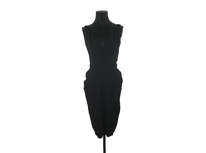 Nina Ricci Black dress Viscose  ref.1146304