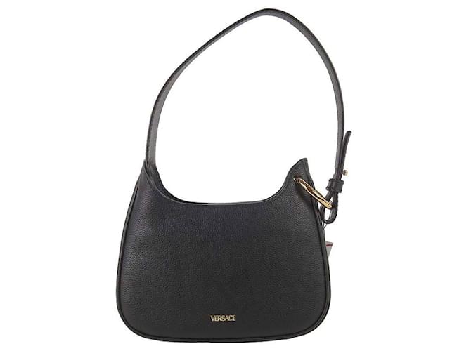 Versace La Medusa leather handbag Black  ref.1146320