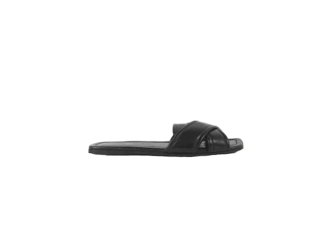 Bruno Magli Leather sandals Black  ref.1146324