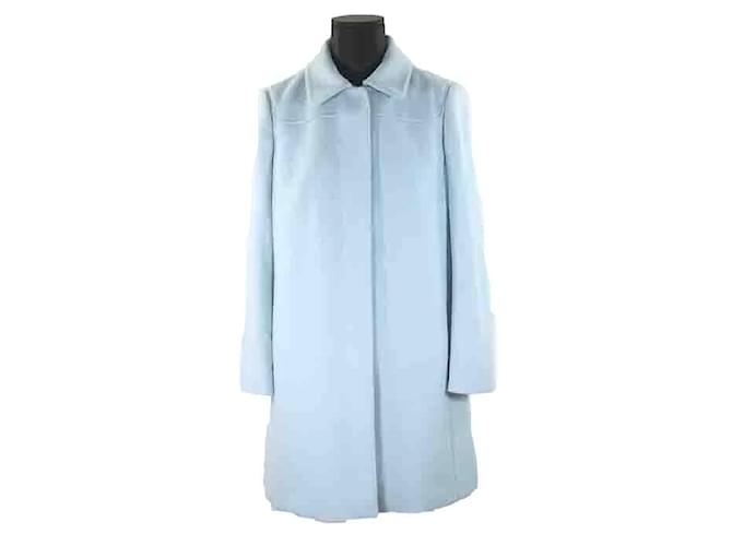 Valentino Wool coat Blue  ref.1146335