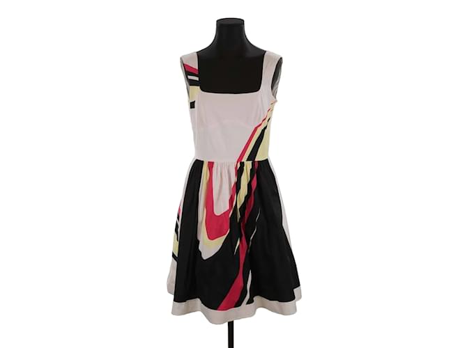 Prada vestido de algodón Multicolor  ref.1146391