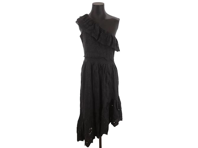 The Kooples Cotton dress Black  ref.1146411