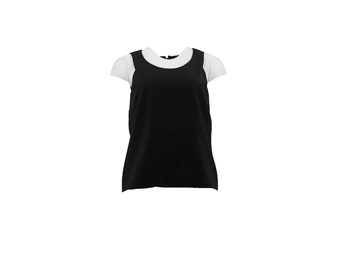 Dior Blusa de algodón Negro  ref.1146428