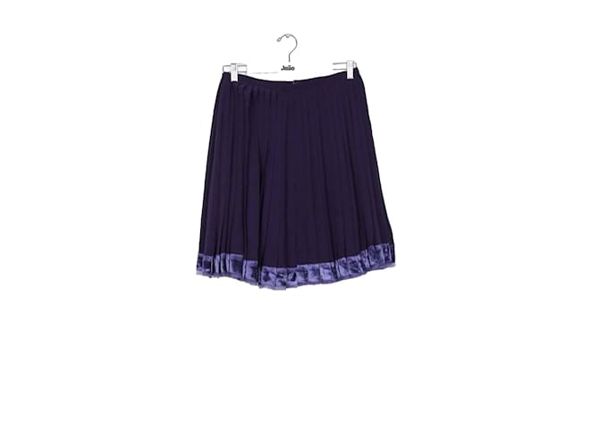 Dior silk skirt Purple  ref.1146450