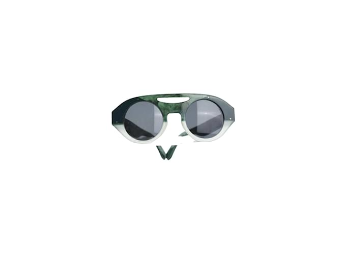 Autre Marque Grüne Sonnenbrille Kunststoff  ref.1146492