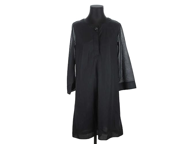 Apc Black dress Polyester  ref.1146494