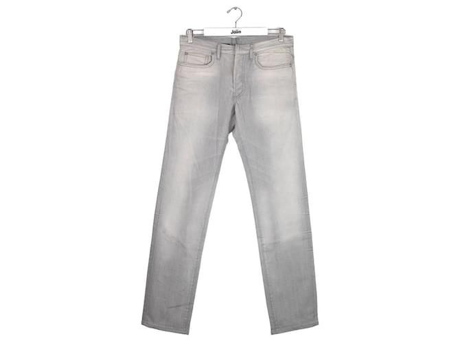 Dior Pantalones de algodon Gris Algodón  ref.1146523