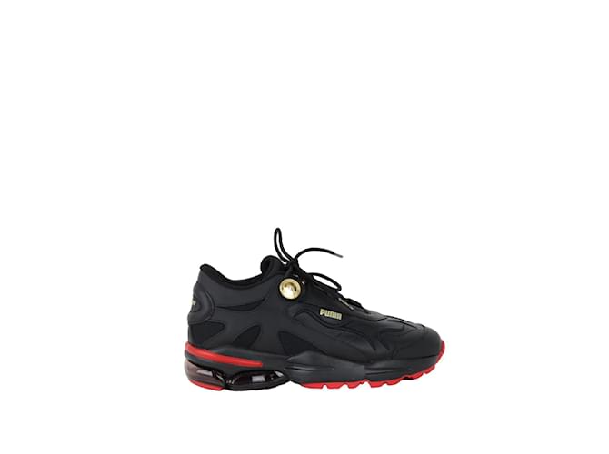 Balmain Leather sneakers Black  ref.1146536