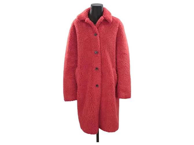 Paul Smith Manteau rouge Polyester  ref.1146567