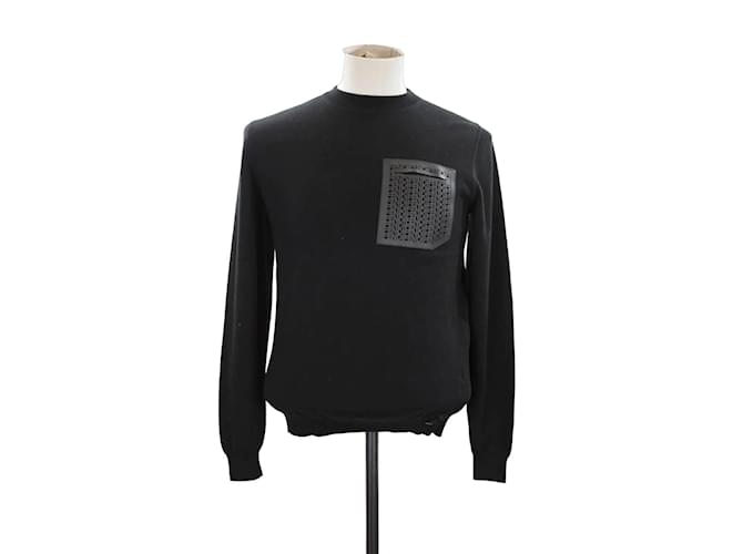 Fendi Cotton sweatshirt Black  ref.1146575