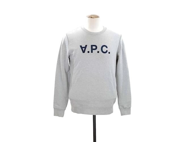 Apc Sweatshirt aus Baumwolle Grau  ref.1146577