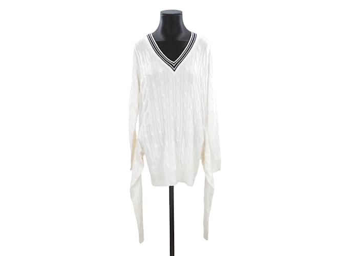 Sandro Wool sweater White  ref.1146590