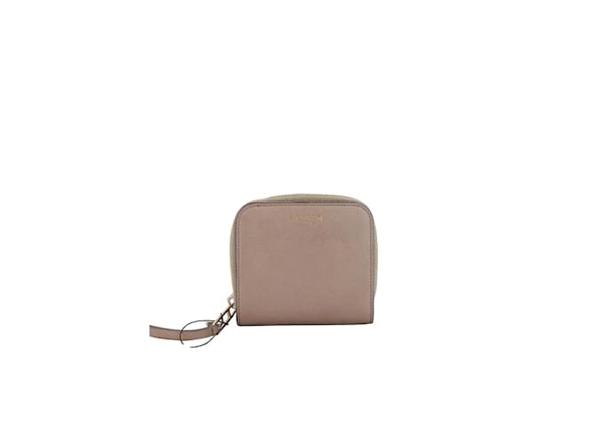 Lanvin Leather wallet Beige  ref.1146591