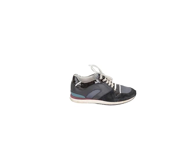 Dior Leather sneakers Blue  ref.1146602
