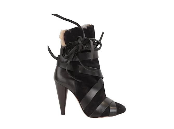 Isabel Marant Botas de camurça Preto  ref.1146603