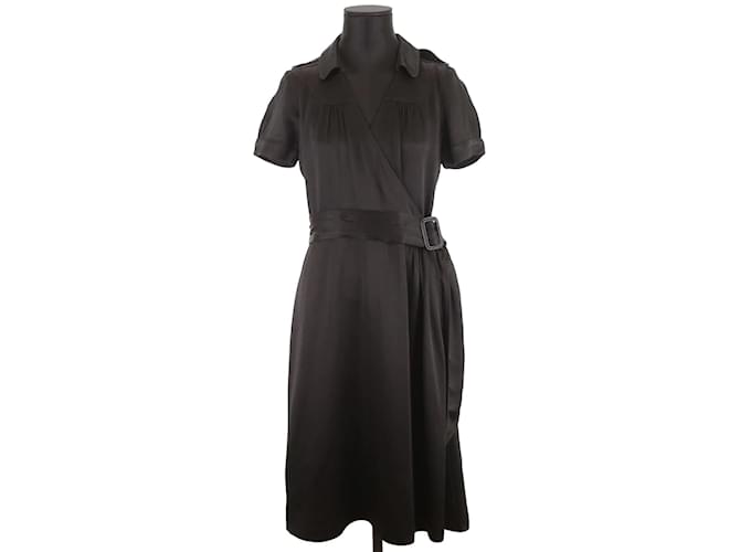 Burberry Black dress Viscose  ref.1146639