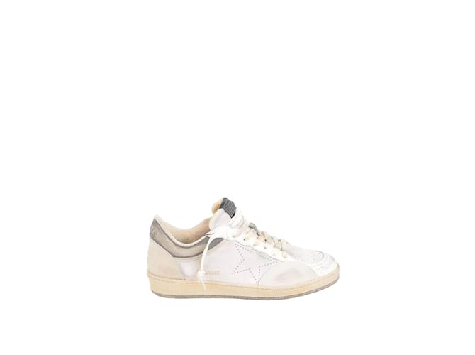 Golden Goose Leather sneakers White  ref.1146647