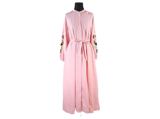 Essentiel Antwerp Cotton dress Pink  ref.1146672
