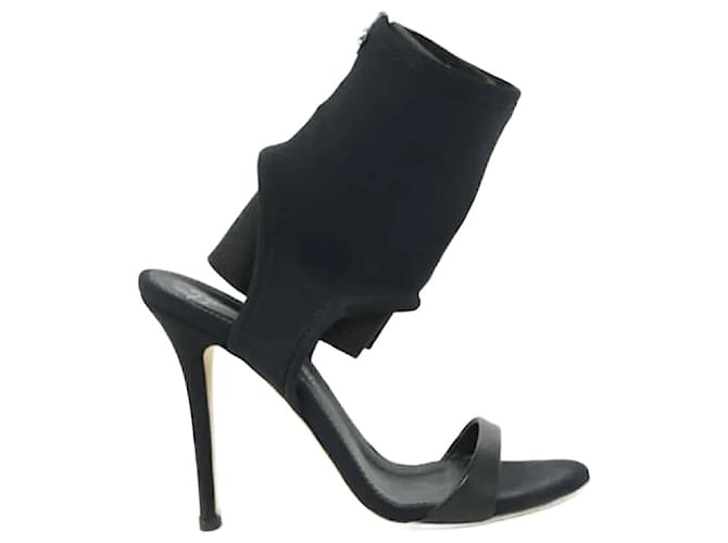 Giuseppe Zanotti Black sandals Cloth  ref.1146675