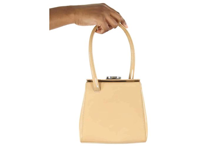 Little Liffner Sacs à main en cuir Beige