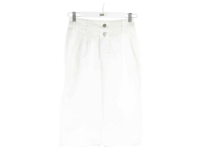 Dior cotton skirt White  ref.1146753