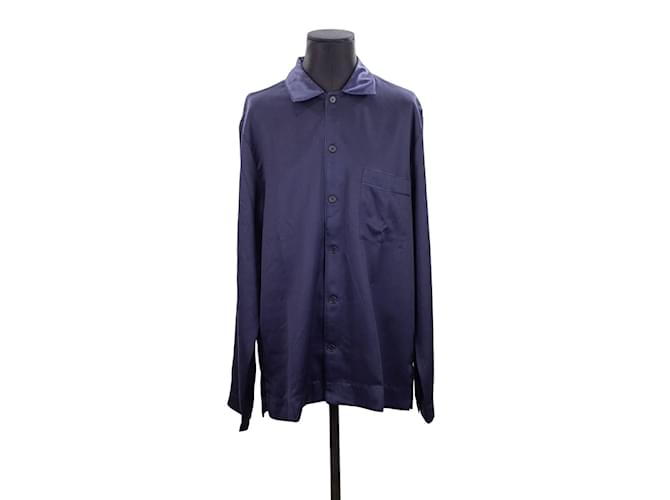 Autre Marque Navy shirt Navy blue Synthetic  ref.1146790
