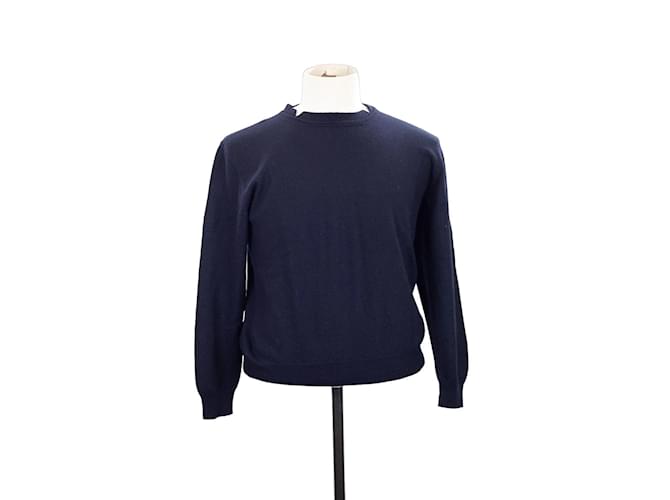 Dior Woolen sweater Navy blue  ref.1146800