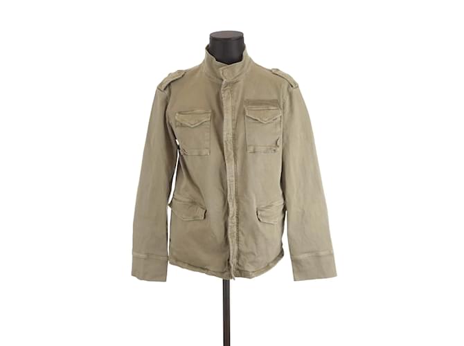 Anine Bing Cotton jacket Khaki  ref.1146814
