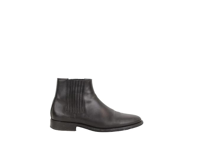 Balmain Boots en cuir Noir  ref.1146865