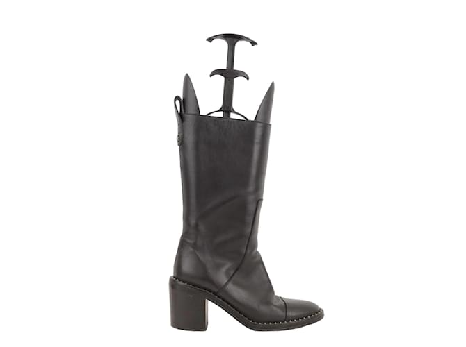 Zadig & Voltaire Leather boots Black  ref.1146866
