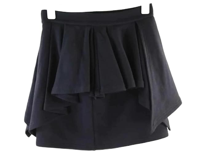 Alexandre Vauthier cotton skirt Black  ref.1146886