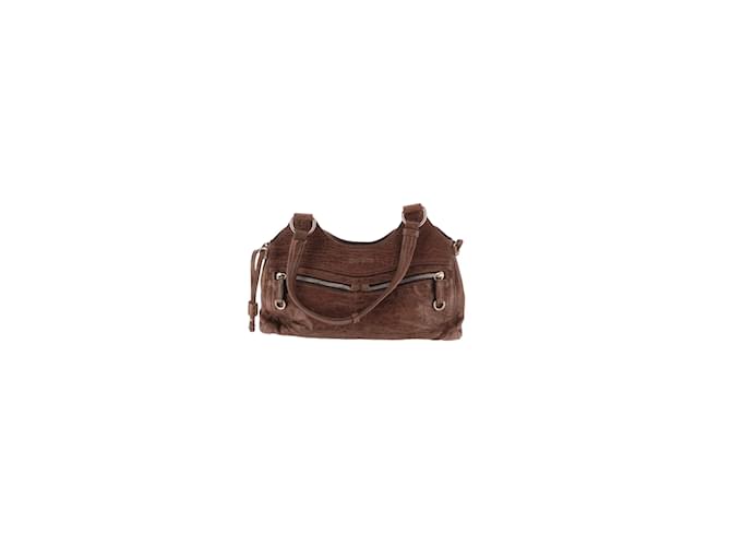 Miu Miu Leather Handbag Brown  ref.1146899