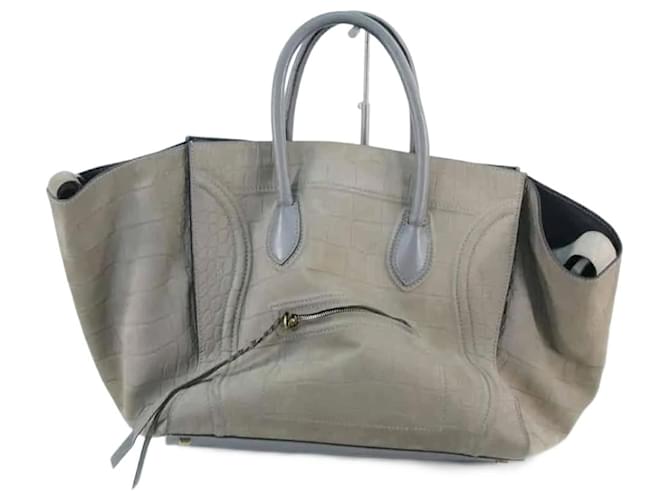 Céline Leather handbags Grey  ref.1146918