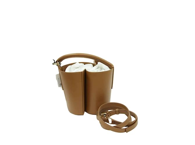 Sacai Leather handbags Brown  ref.1146939