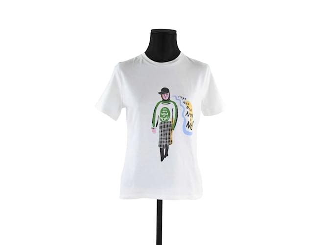 Dior Camisetas de algodón Blanco  ref.1146942