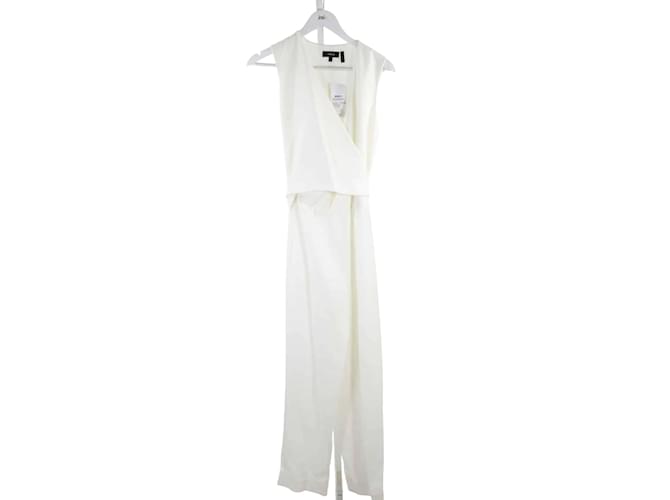 Theory Weißer Overall Polyester  ref.1146944