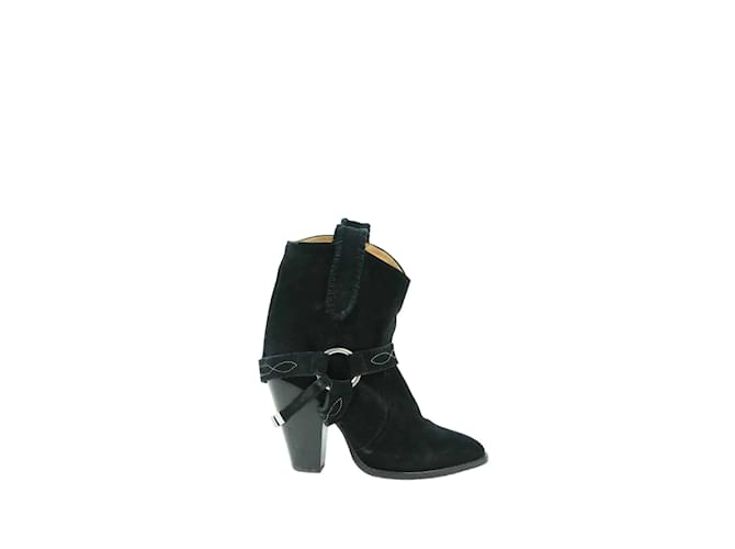 Isabel Marant Leather boots Black  ref.1146958
