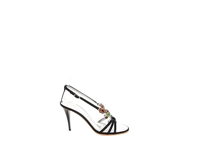 Giuseppe Zanotti sandalias negras Negro Paño  ref.1146962