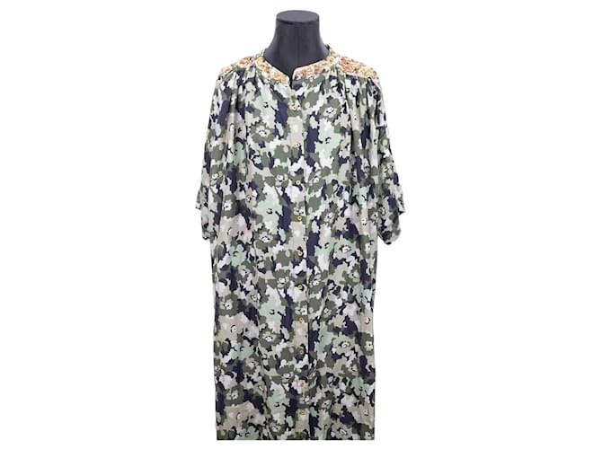 Manoush Cotton dress Green  ref.1146988