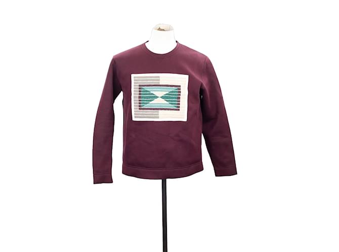 Valentino Pull Synthétique Bordeaux  ref.1146993
