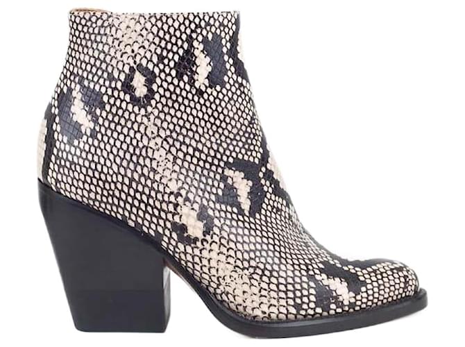 Chloé Leather boots Black  ref.1147002