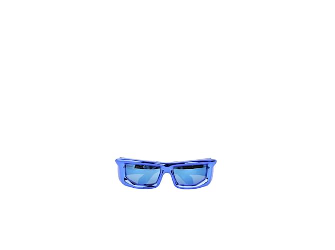 Off White Blaue Sonnenbrille Kunststoff  ref.1147016