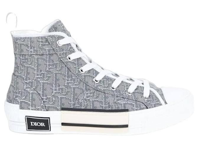 Scarpe da ginnastica Dior Jumper grigie Grigio Panno  ref.1147040