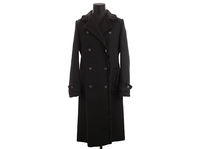 Prada Wool coat Black  ref.1147063