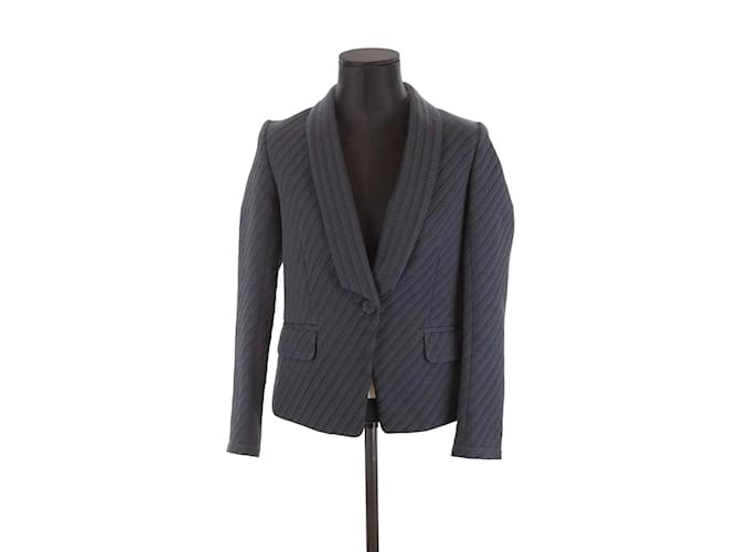 Kitsune giacca di cotone Blu  ref.1147067