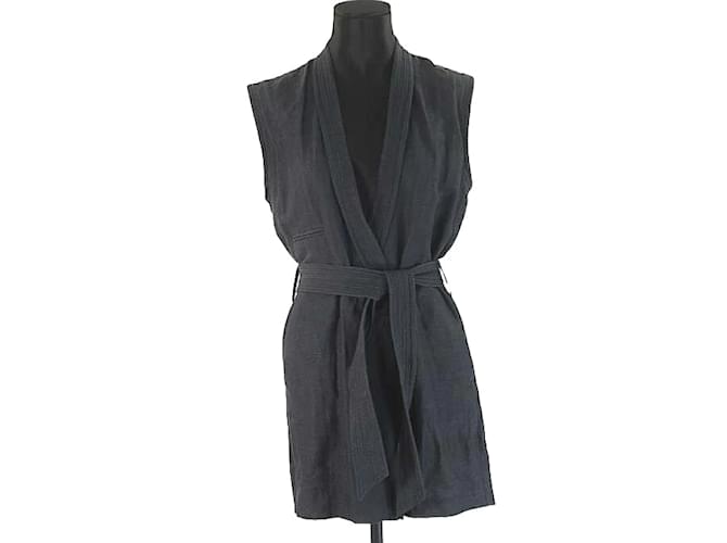 Isabel Marant Cotton dress Dark grey  ref.1147088