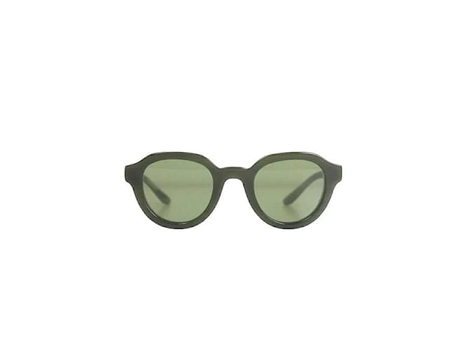 Armani Khakifarbene Sonnenbrille Kunststoff  ref.1147091